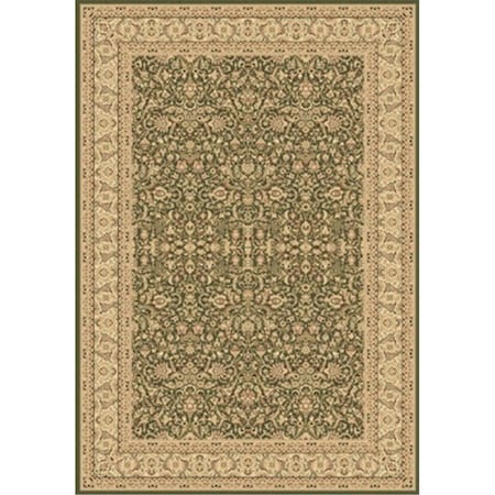 Dynamic Rugs Legacy 5.3 x 7.7 58004-420 Rug - Green LE6958004420